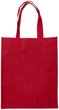 Ламінована сумка для покупок середнього розміру, колір червоний - 12034602- Фото №3