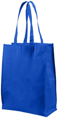 Ламинированная сумка для покупок среднего размера, цвет ярко-синий - 12034603- Фото №1
