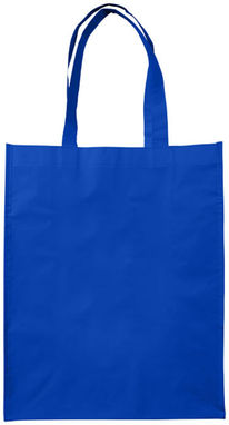 Ламинированная сумка для покупок среднего размера, цвет ярко-синий - 12034603- Фото №3