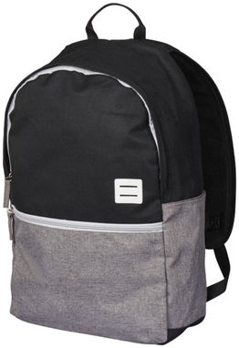 Рюкзак Oliver для ноутбука , колір сірий, суцільний чорний - 12037400- Фото №1