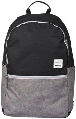 Рюкзак Oliver для ноутбука , колір сірий, суцільний чорний - 12037400- Фото №3