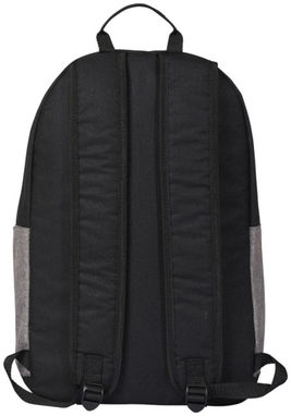 Рюкзак Oliver для ноутбука , колір сірий, суцільний чорний - 12037400- Фото №4