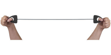 Резинка для занятий йогой Dolphin с ручкой, цвет сплошной черный - 12613000- Фото №4