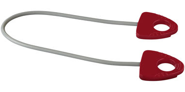 Гумка для занять йогою Dolphin з ручкою, колір червоний - 12613002- Фото №1