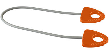 Резинка для занятий йогой Dolphin с ручкой, цвет оранжевый - 12613006- Фото №1