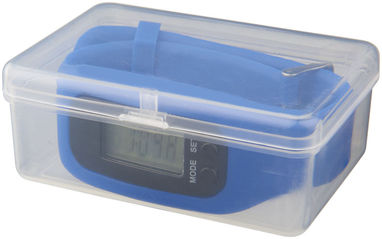 Смарт часы с шагомером Get-Fit, цвет синий - 12613101- Фото №4