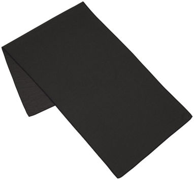 Рушник для фітнесу Alpha, колір суцільний чорний - 12613500- Фото №1