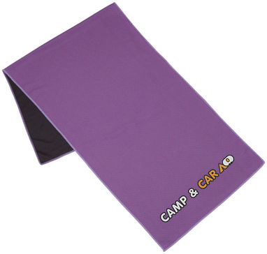 Рушник для фітнесу Alpha, колір пурпурний - 12613505- Фото №2