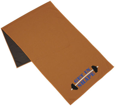 Рушник для фітнесу Alpha, колір оранжевий - 12613506- Фото №2