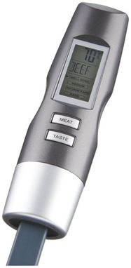Цифровой термометр вилка Wells, цвет серый - 13002300- Фото №5