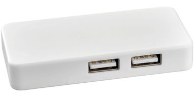 Хаб USB Grid , цвет белый - 13426801- Фото №3