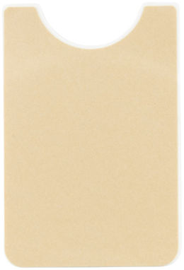 Силиконовый картхолдер для телефона с отверстием для пальца, цвет белый - 13427002- Фото №4