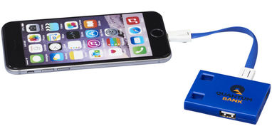 Хаб USB , колір яскраво-синій - 13427501- Фото №2