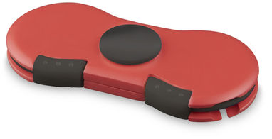 Спінер із зарядними кабелями, колір червоний - 13427603- Фото №1