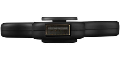 Хаб USB Spin-it Widget , колір суцільний чорний - 13428200- Фото №5