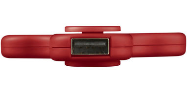 Хаб USB Spin-it Widget , колір червоний - 13428203- Фото №4