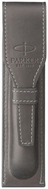 Подарункова коробка з шкіряним чохлом для ручки, колір сірий - 18980600- Фото №3