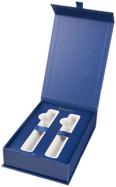 Подарочная коробка для двух ручек, цвет синий - 18980900- Фото №1