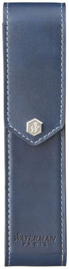 Подарункова коробка з чохлом для ручки зі шкіри, колір синій - 18981200- Фото №3