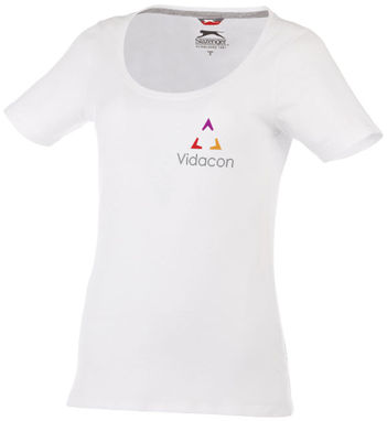 Жіноча футболка з короткими рукавами Bosey, колір білий  розмір XL - 33022014- Фото №2