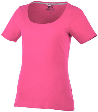 Жіноча футболка з короткими рукавами Bosey, колір рожевий  розмір XL - 33022214- Фото №1
