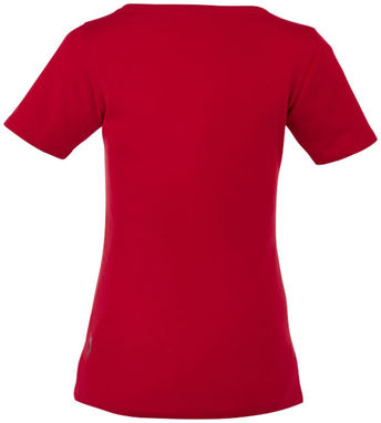 Жіноча футболка з короткими рукавами Bosey, колір темно-червоний  розмір XS - 33022280- Фото №4