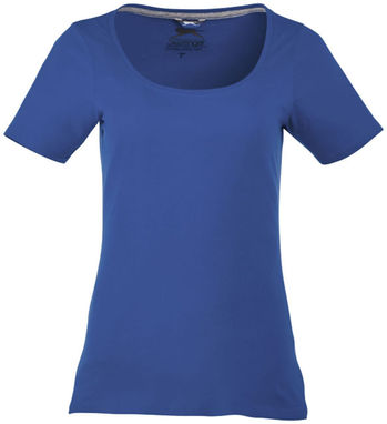 Женская футболка с короткими рукавами Bosey, цвет темно-синий  размер XS - 33022490- Фото №3