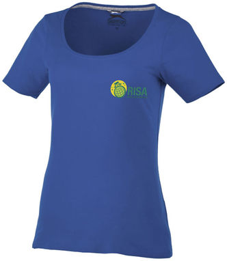 Жіноча футболка з короткими рукавами Bosey, колір темно-синій  розмір XL - 33022494- Фото №2