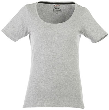 Женская футболка с короткими рукавами Bosey, цвет серый  размер S - 33022961- Фото №3