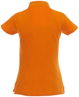 Поло женское с короткими рукавами Advantage, цвет оранжевый  размер S - 33099331- Фото №4
