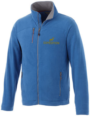 Микрофлисовая куртка Pitch, цвет небесно-голубой  размер S - 33488421- Фото №2