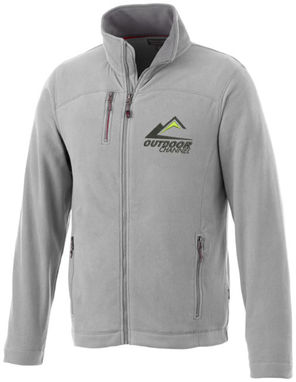 Микрофлисовая куртка Pitch, цвет серый  размер XXL - 33488905- Фото №2