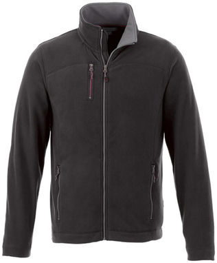 Мікрофлісова куртка Pitch, колір суцільний чорний  розмір XXL - 33488995- Фото №3