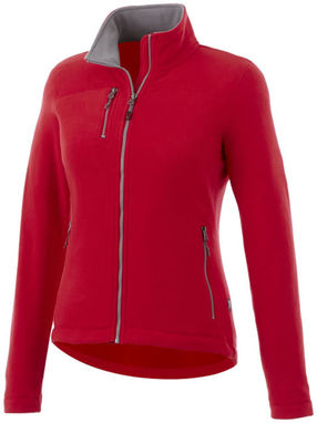 Женская микрофлисовая куртка Pitch, цвет красный  размер XS - 33489250- Фото №1