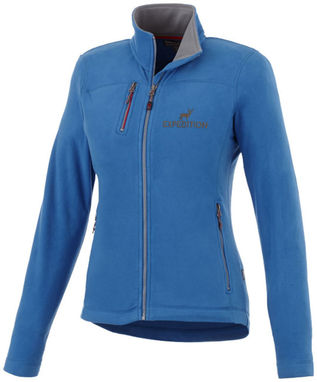 Женская микрофлисовая куртка Pitch, цвет небесно-голубой  размер XS - 33489420- Фото №2