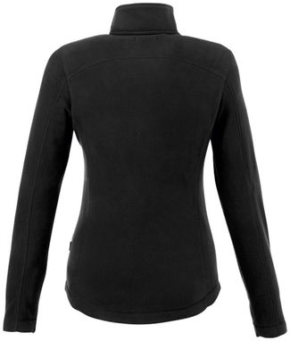 Женская микрофлисовая куртка Pitch, цвет сплошной черный  размер L - 33489993- Фото №4
