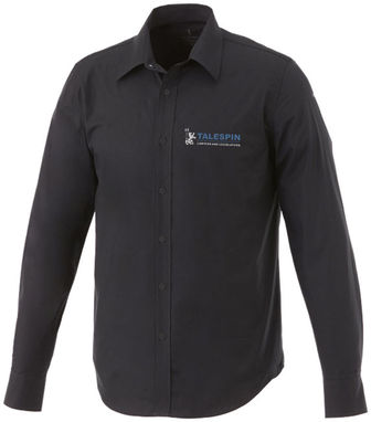 Рубашка с длинными рукавами Hamell, цвет сплошной черный  размер XXL - 38168995- Фото №2