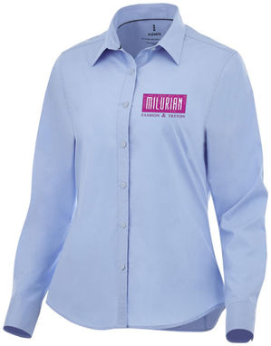 Женская рубашка с длинными рукавами Hamell, цвет светло-синий  размер XS - 38169400- Фото №2