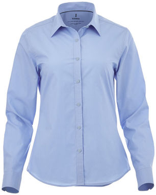 Женская рубашка с длинными рукавами Hamell, цвет светло-синий  размер XS - 38169400- Фото №3