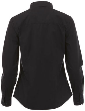 Женская рубашка с длинными рукавами Hamell, цвет сплошной черный  размер XS - 38169990- Фото №4
