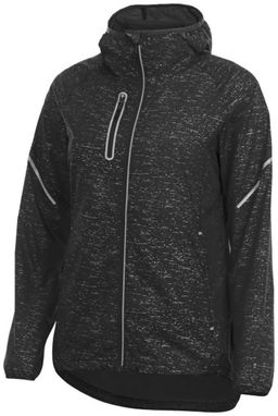 Женская светоотражающая складная куртка Signal, цвет сплошной черный  размер XL - 39336994- Фото №1