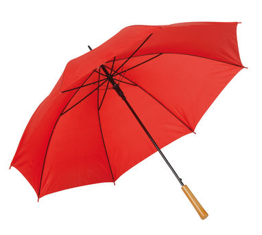 Зонт-трость автоматический LIMBO, цвет красный - 56-0103364- Фото №1