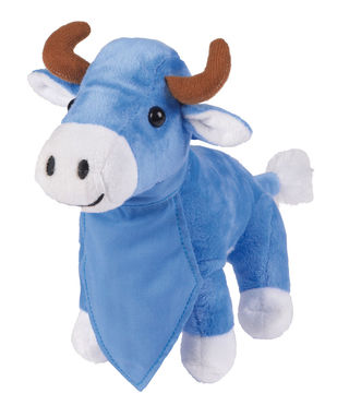 Плюшевая корова EDITA, цвет синий - 56-0502248- Фото №3