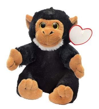 Плюшевая обезьянка JERRIE, цвет чёрный - 56-0502250- Фото №1