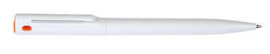 Ручка кулькова VERMONT, колір білий, помаранчевий - 56-1102120- Фото №1