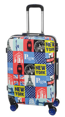 Набор чемоданов на колесиках METROPOLITAN, цвет синий, красный, жёлтый - 56-2210690- Фото №3