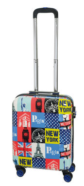 Набір валіз на коліщатках METROPOLITAN, колір синій, червоний, жовтий - 56-2210690- Фото №5