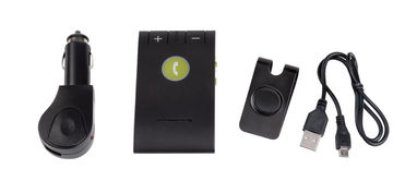 Устройство громкой связи Bluetooth FREE DRIVE, цвет чёрный - 58-8106022- Фото №1
