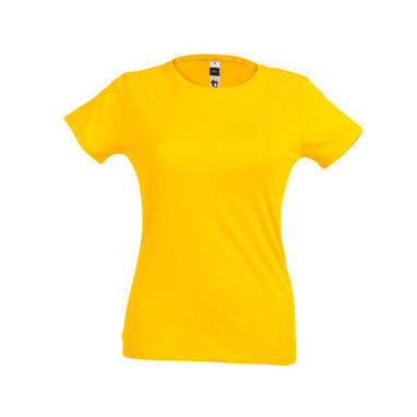 SOFIA. Женская футболка, цвет горчичный  размер S - 30106-108-S- Фото №1