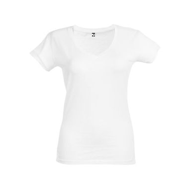 ATHENS WOMEN. Женская футболка, цвет белый  размер L - 30117-106-L- Фото №1